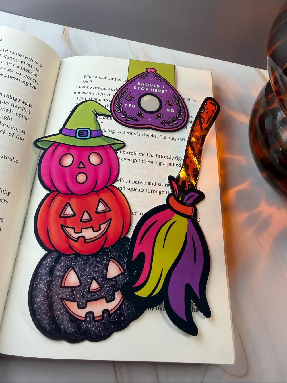 Spooky Halloween Bookmark Set of 3